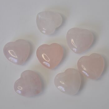 Rose Quartz Crystal Pocket Heart, 4 of 4