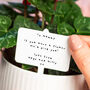 Personalised Mother's Day Child's Message Plant Marker, thumbnail 2 of 7