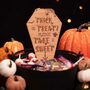 Trick Or Treat Hanging Halloween Sign, thumbnail 1 of 2