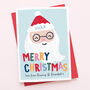 Cute Santa Love From Christmas Card, thumbnail 1 of 2