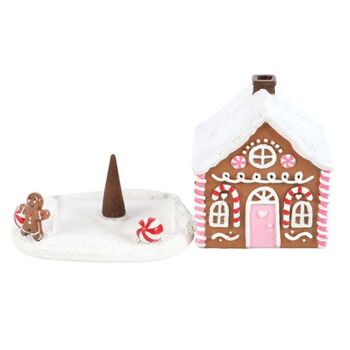 Pink Gingerbread House Incense Cone Burner, 5 of 5