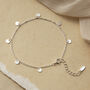Sterling Silver Coin Charm Bracelet, thumbnail 3 of 5