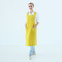 Stone Washed Linen Back Cross Aprons Various Colours, thumbnail 5 of 8