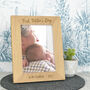 Grandad First Father's Day Solid Oak Frame, thumbnail 2 of 3