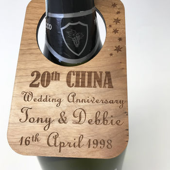 Personalised Anniversary Meaning Wine Bottle Label, 8 of 12