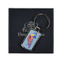 Colorful Lovebird Millefiori Handprinted Keyring, thumbnail 2 of 7