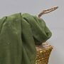Sparkle Scarf In Khaki Green, thumbnail 2 of 3