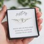 Infinite Sister Bond Bracelet, Gift For Sister, thumbnail 1 of 9