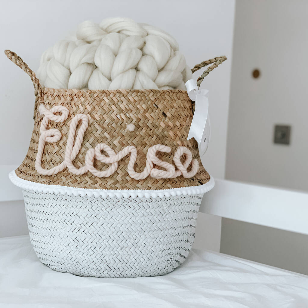 Personalised Storage Basket By Dolly Sheep Notonthehighstreet Com