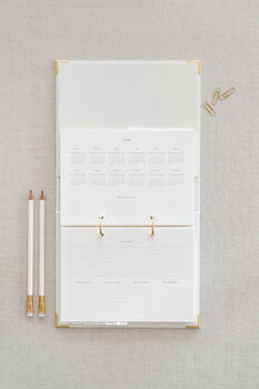 Reusable Planner With 2026 Insert Limited Edition Pressed Flowers, 10 of 11