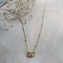 14k Gold Filled Milestone 30 40 50 60 70 80 90 Birthday Necklace, thumbnail 5 of 9