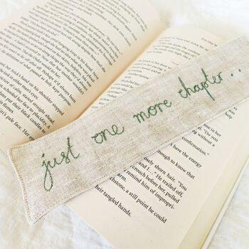 One More Chapter Embroidered Bookmark, 2 of 4