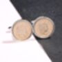 2005 21st Birthday Five Pence Coin Cufflinks, thumbnail 1 of 5
