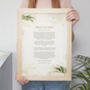 Use Your Own Words Personalised Floral Poem Print, thumbnail 6 of 7