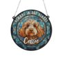 Cockapoo Golden Memorial Suncatcher, thumbnail 2 of 6