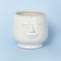 G Decor Serene Ceramic Face Planter, thumbnail 3 of 5