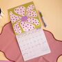 2027 Compact Wall Calendar | Les Fleurs, thumbnail 3 of 7