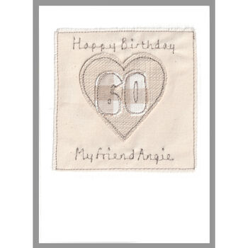 Personalised Heart Birthday Card For Her Any Age, 8 of 12