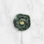 Handmade Silk Floral Flower Lapel Pin In Many Colours, thumbnail 6 of 12