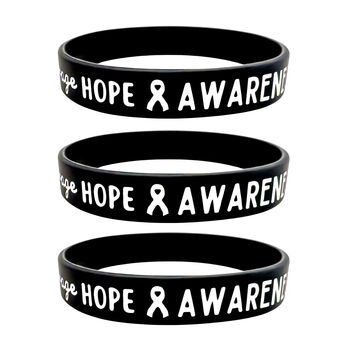 Zebra Awareness Ribbon Bracelet Wristband, 4 of 9