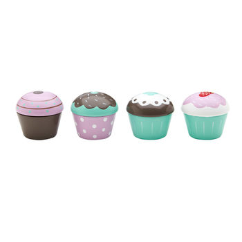 Wooden Toy Cupcake Four Piece Set, 3 of 6