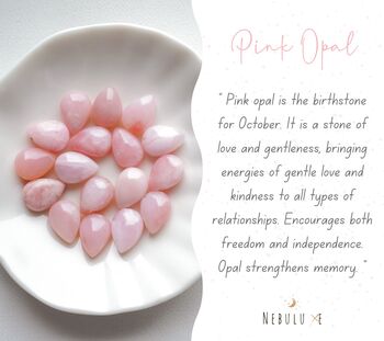 Pink Opal Hoop Earrings, 7 of 12