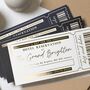 Personalised Hotel Reservation Voucher Gold Foil, thumbnail 2 of 9