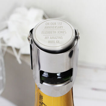 Personalised Classic Bottle Stopper, 2 of 4