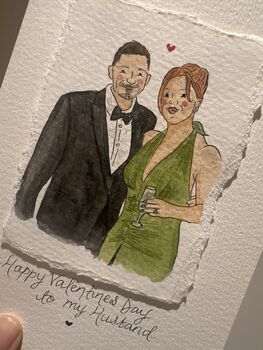 A5 Personalised Valentines Day Illustrated Card, 9 of 12