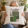 80th Birthday Gift For Gardeners Personalised Cushion, thumbnail 2 of 9