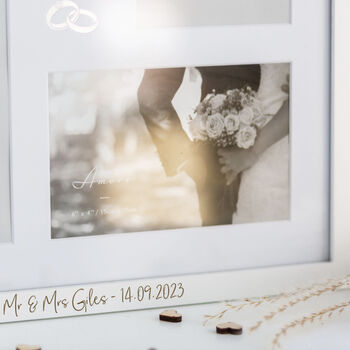 Personalised Wedding Day Photo Frame, 4 of 5
