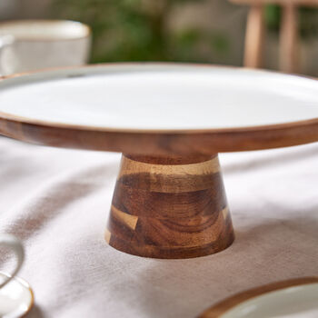 Fika Wooden Cake Stand, 4 of 6
