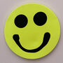 Smiley Face Wall Hanging Neon Yellow, thumbnail 3 of 6