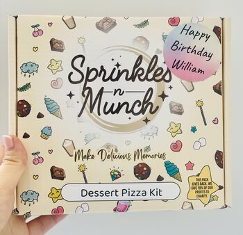 Kid's Baking Kit Dessert Pizza Kit Letterbox Size, 7 of 10