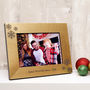 Personalised Baby's First Christmas Photo Frame, thumbnail 1 of 4