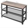 Shoe Bench With Shelves Industrial Style Shoe Organiser, thumbnail 9 of 12