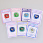 Handmade Glass Letterbox Keepsake Greeting Card Gift Pocket Token, thumbnail 2 of 10