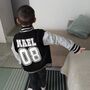 Kids Personalised Name And Number Varsity Jacket, thumbnail 6 of 11