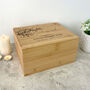 Personalised Bamboo Urn For Cremation Ashes Branch Of Love Design, thumbnail 8 of 12