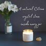 Citrine Crystal Vegan Candle With Essential Oils, thumbnail 4 of 11