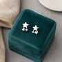 21st Birthday Sterling Silver Star Stud Earrings, thumbnail 2 of 7
