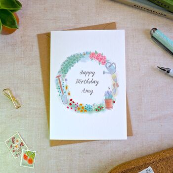 Gardener's Happy Birthday Card, 2 of 5
