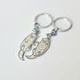 Matching Sea Otter Keyrings Couple Or Bestie Gift, thumbnail 1 of 3