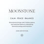 June Birthstone Moonstone Gold Plated Huggie Hoop Earrings, thumbnail 9 of 12
