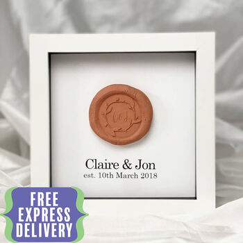 Personalised Terracotta Anniversary Artwork, 2 of 7