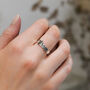 Sterling Silver Personalised Mantra Ring, thumbnail 1 of 12