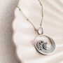 Sterling Silver Great Wave Necklace, thumbnail 2 of 5