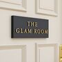 Personalised House Sign With Raised Gold Lettering, thumbnail 3 of 10