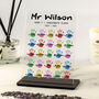 Personalised Teacher Acrylic Plaque With Class Handprints, thumbnail 1 of 2