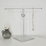 Personalised Jewellery Stand, Adjustable Height Gold, Silver Or White, thumbnail 2 of 10